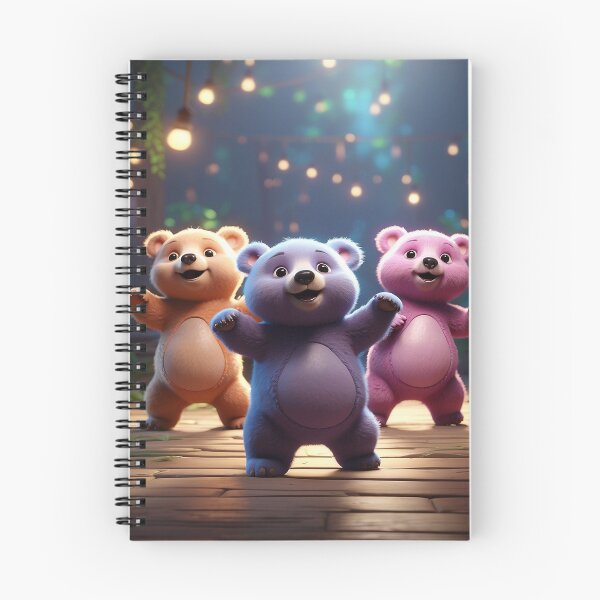 Item preview, Three colorful bears designed and sold by saly55887.