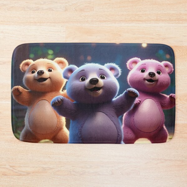Item preview, Three colorful bears designed and sold by saly55887.