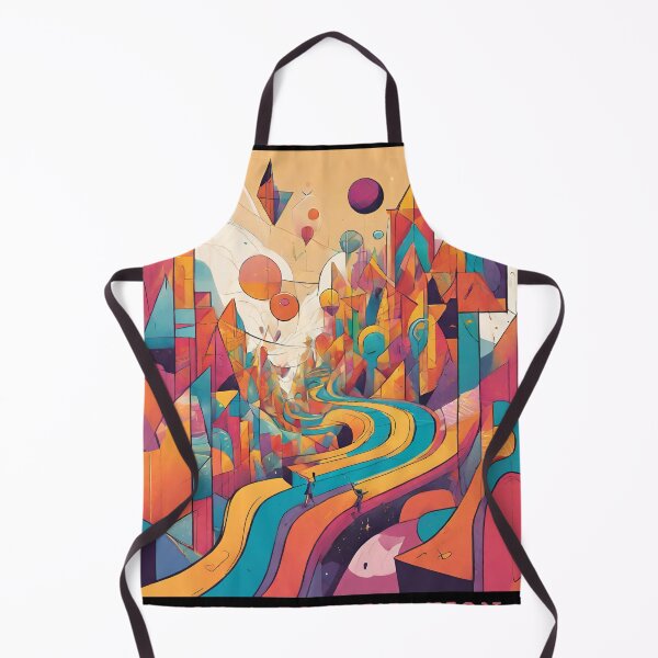 Item preview, Colorful Happiness Journey Abstract Art designed and sold by ChicTrendz.