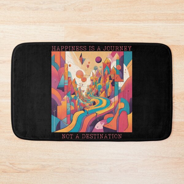 Item preview, Colorful Happiness Journey Abstract Art designed and sold by ChicTrendz.