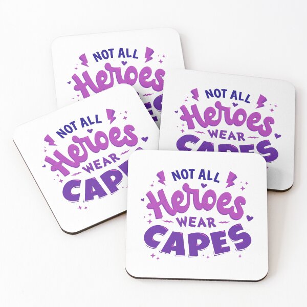 Item preview, Not all Heroes wear capes, inspirational apparel, superhero,  designed and sold by Martist01.