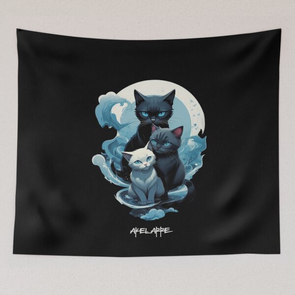 Item preview, 3 Spirit Cats designed and sold by AkelarreDesigns.