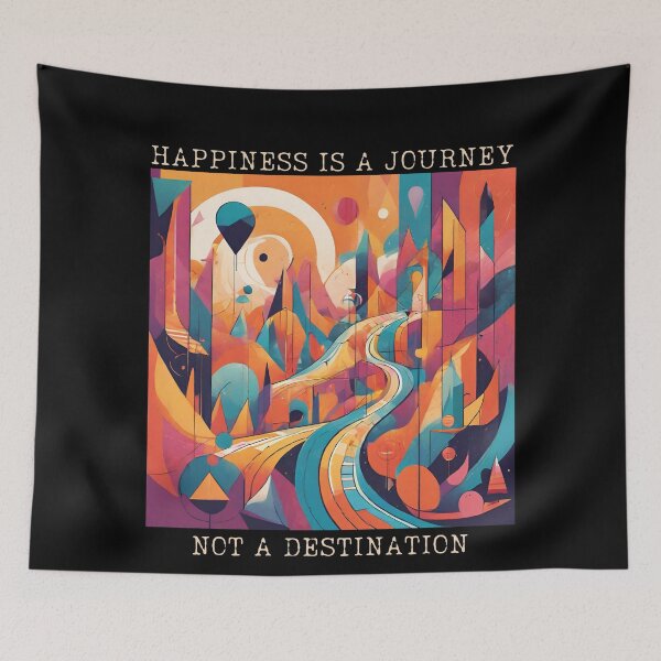 Item preview, Joyful Exploration Colorful Happiness Journey Art designed and sold by ChicTrendz.
