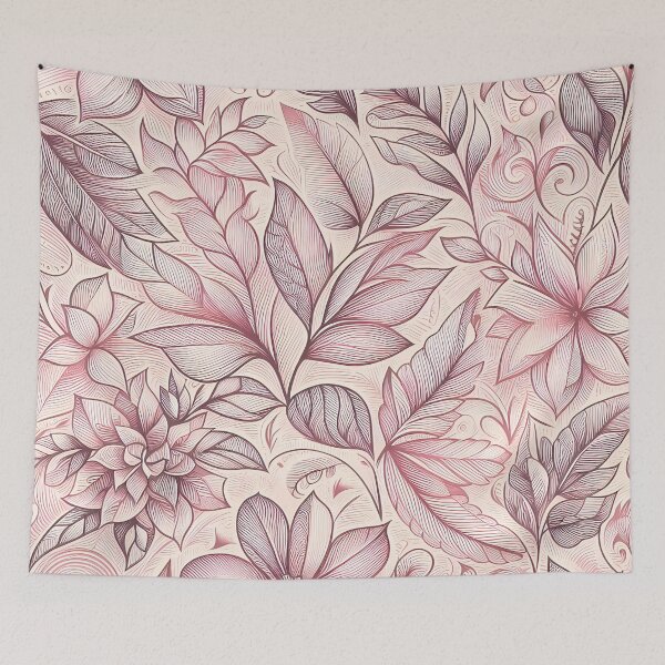 Item preview, Perfect pink floral pattern.  designed and sold by ShazellArt.