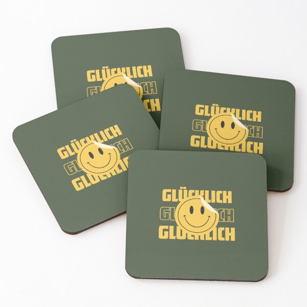 Item preview, GLÜCKLICH | Green Background designed and sold by RM-Journey.