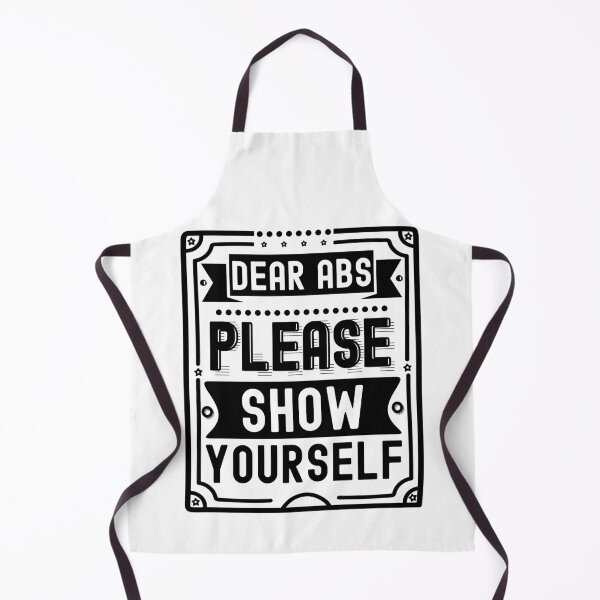 Item preview, Dear Abs Please Show Yourself | Funny Gym and Fitness Design designed and sold by PearlMoonGrapes.
