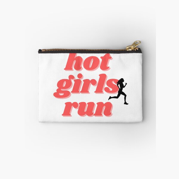 Item preview, hot girls run, red design designed and sold by ChiWellness Shop.