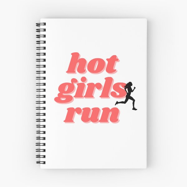 Item preview, hot girls run, red design designed and sold by ChiWellness Shop.