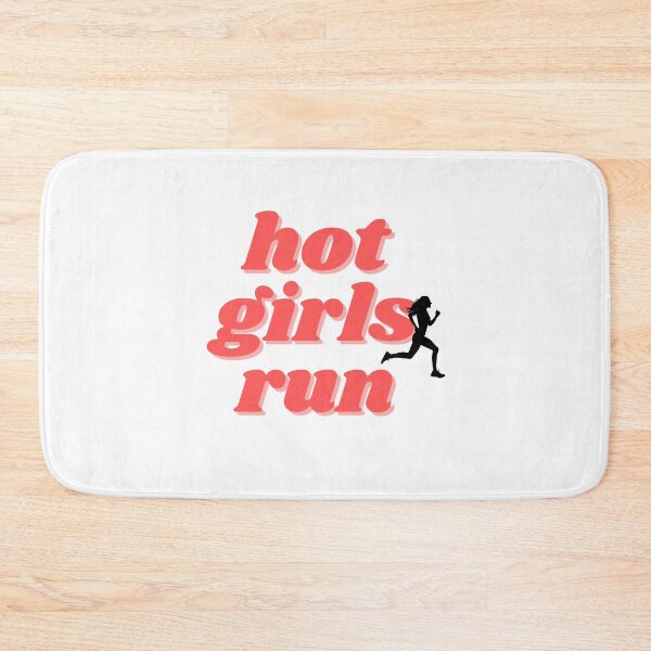 Item preview, hot girls run, red design designed and sold by ChiWellness Shop.