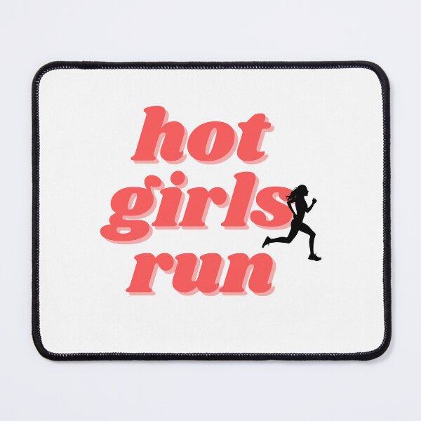Item preview, hot girls run, red design designed and sold by ChiWellness Shop.