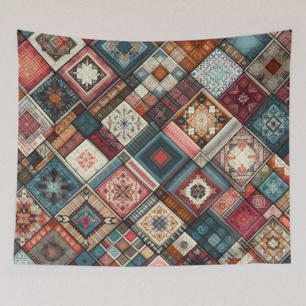 Item preview, Patchwork pattern.  designed and sold by ShazellArt.