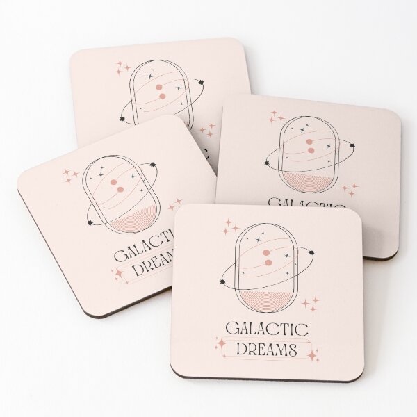 Item preview, Galactic dreams | Astrology Illustration | Pastel Pink Background designed and sold by RM-Journey.