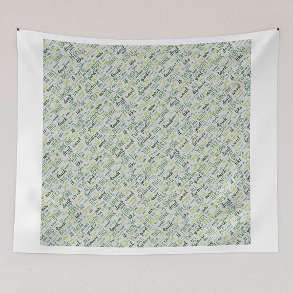 Item preview, NSM Semantic Primes - Green large print designed and sold by Hibouenverre.