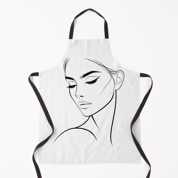 Item preview, One line woman face drawing, Single line art (No color) designed and sold by MusesWhispers.