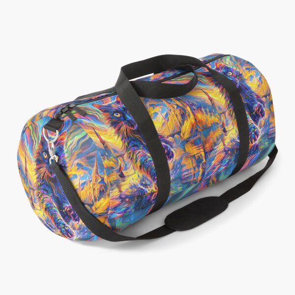 Item preview, Stylised cat and castle. DeepDream designed and sold by blackhalt.