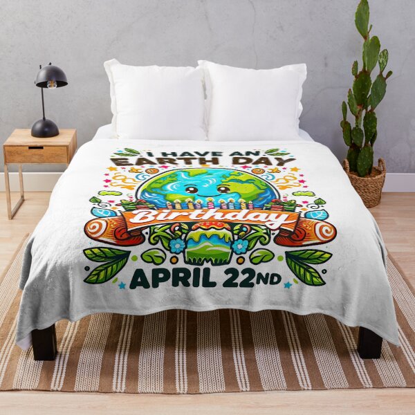 Item preview, Earth Day Birthday Celebration Tee - April 22nd Eco-Friendly Shirt designed and sold by MAPDDesigns.