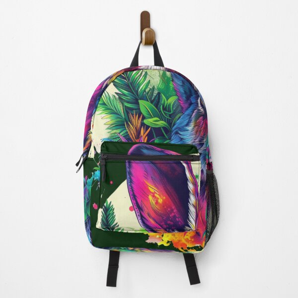 Item preview, Vivid Vector Logo: Psychedelic Bunny in Jungle designed and sold by Ace Apparel  Attire.