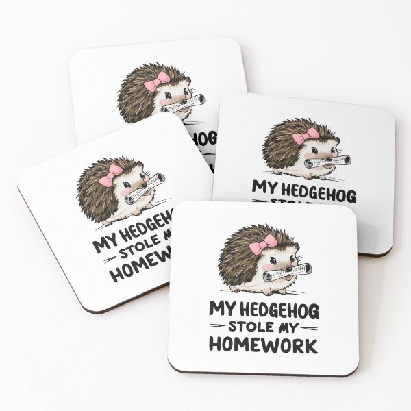 Item preview, My hedgehog stole my homework designed and sold by HandicraftArt.