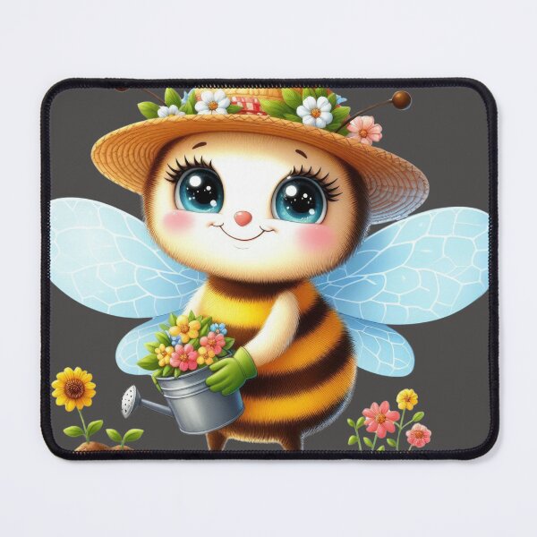 Item preview, Cute bee in the garden! designed and sold by fribabywonder.