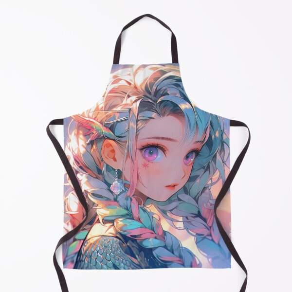 Item preview, Luminary Aqua Elfin Anime Girl designed and sold by bubblegoth.