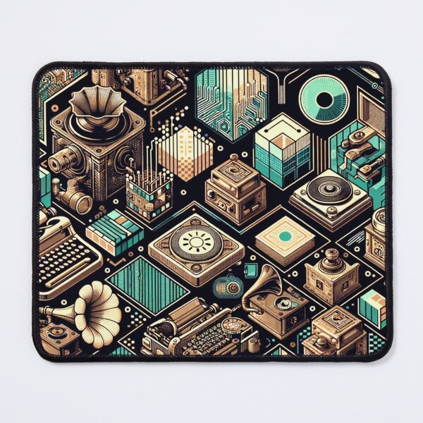 Item preview, Retro-Futuristic Techno Nexus designed and sold by FarBeyound.