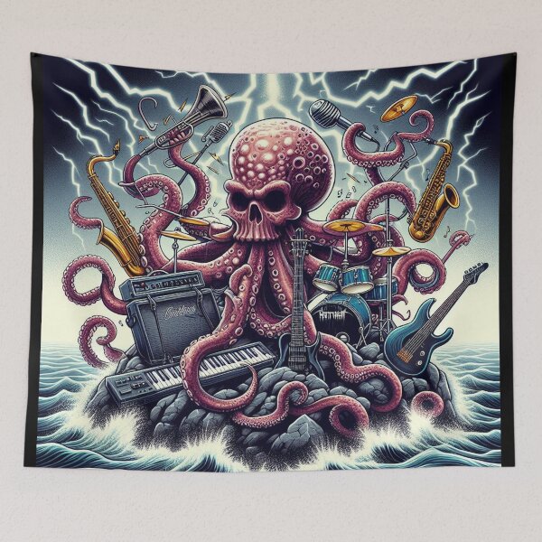 Artikelvorschau, Metalhead Octopus entworfen und verkauft von Oryartil.