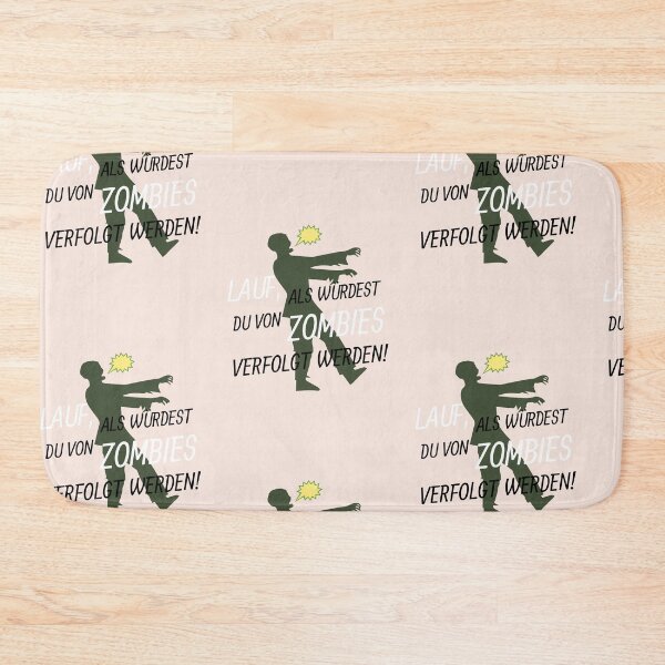 Item preview, Lauf, ALS WÜRDEST DU VON ZOMBIES VERFOLGT WERDEN! | Pastel Pink Background designed and sold by RM-Journey.
