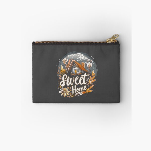 Item preview, Cozy Cottage Illustration with Sweet Home Calligraphy designed and sold by RuyaFab.