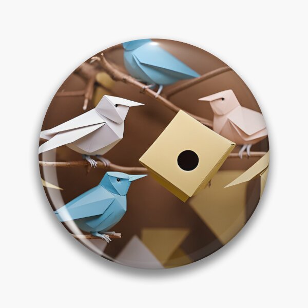 Item preview, Origami Art - Avian Abodes: A Tale of Birds and Their Boxes designed and sold by ArtfulFolds.