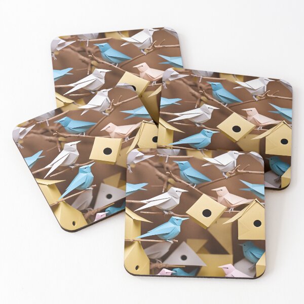 Item preview, Origami Art - Avian Abodes: A Tale of Birds and Their Boxes designed and sold by ArtfulFolds.