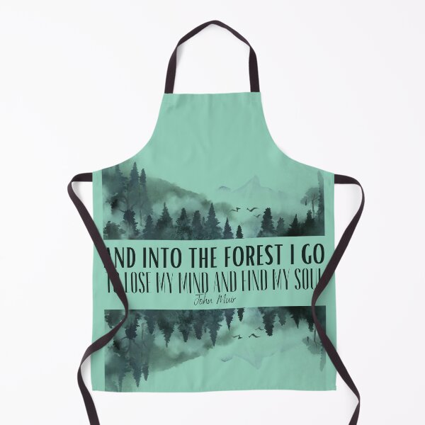 Item preview, And Into The Forest I Go John Muir Quote designed and sold by binxlystudio.