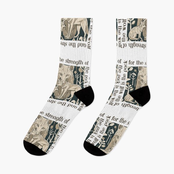 Item preview, Strength of the Wolf jungle book quote kipling designed and sold by TheWriteHand.
