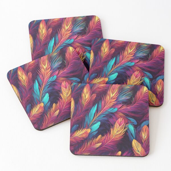 Item preview, Colorful feathers designed and sold by StyleSketch.