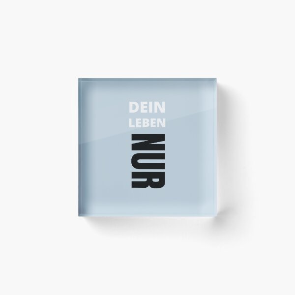 Artikelvorschau, Dein Leben nur | Pastellblauer Hintergrund entworfen und verkauft von RM-Journey.