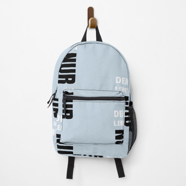 Item preview, Dein Leben nur | Pastel Blue Background designed and sold by RM-Journey.