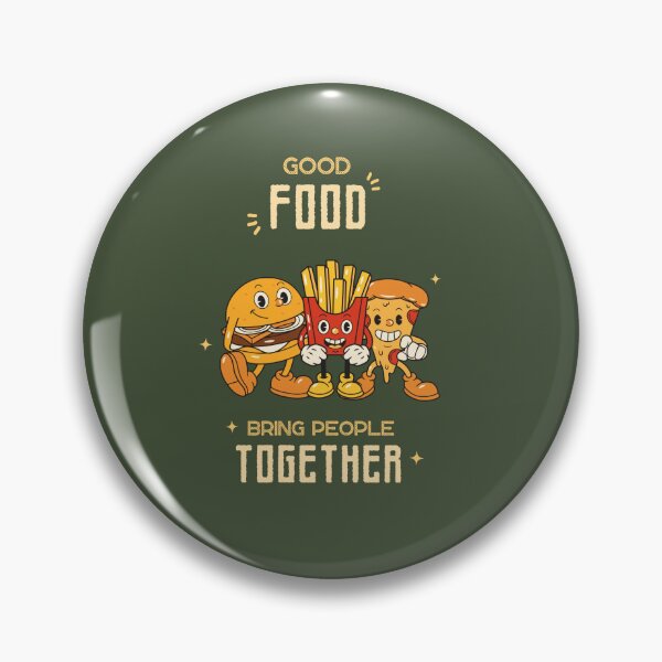 Item preview, Good Food Bring People Together | Green Background designed and sold by RM-Journey.