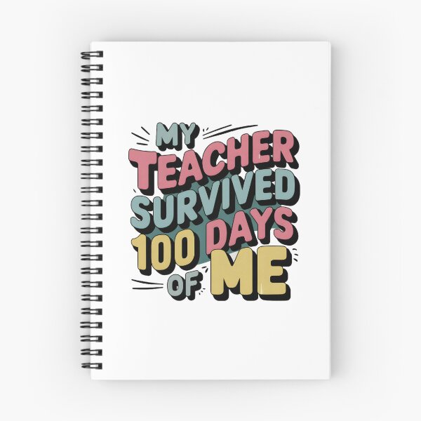 Item preview, My teacher survived 100 days of me  designed and sold by Micjr.