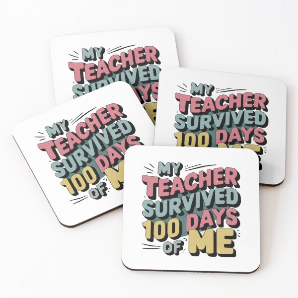 Item preview, My teacher survived 100 days of me  designed and sold by Micjr.