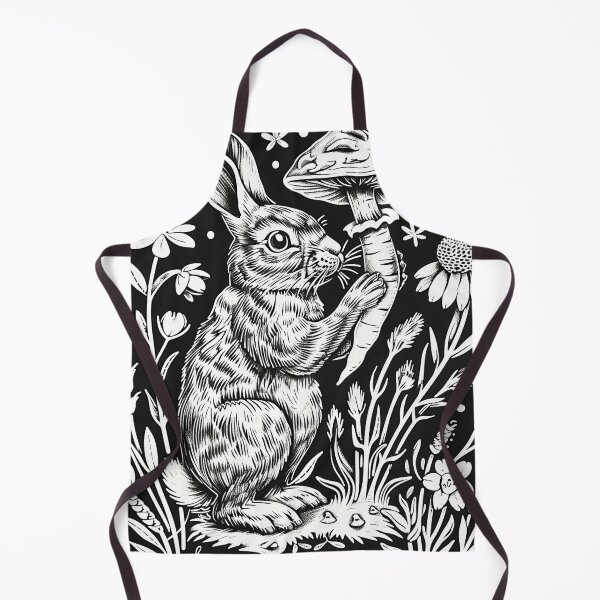 Item preview, Linocut Lagomorph designed and sold by Retro Type.