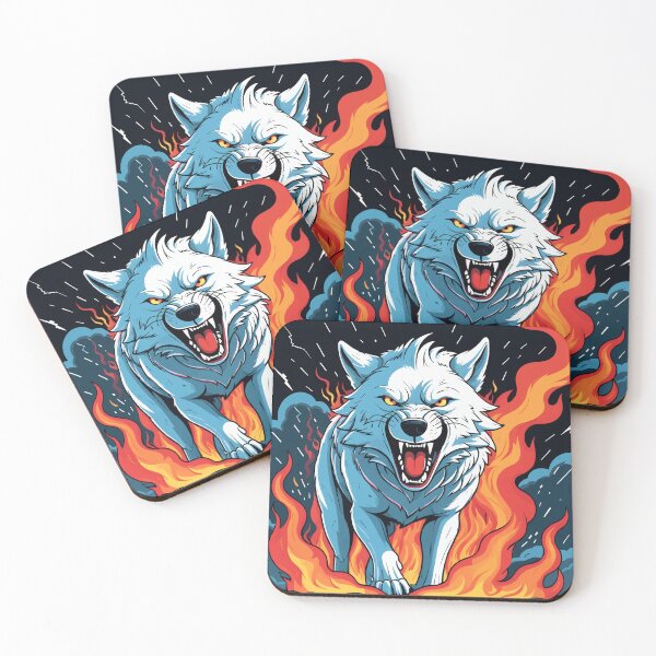 Item preview, Fierce Arctic Wolf designed and sold by WildlifeInc.
