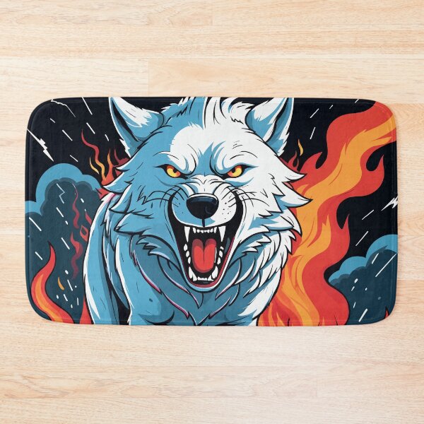 Item preview, Fierce Arctic Wolf designed and sold by WildlifeInc.