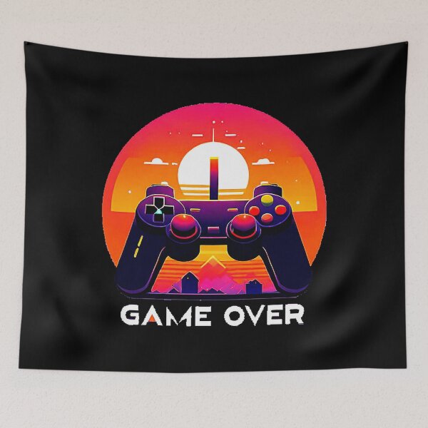 Item preview, Sunset Controller Game Over. designed and sold by Giulivo Store Graphic.