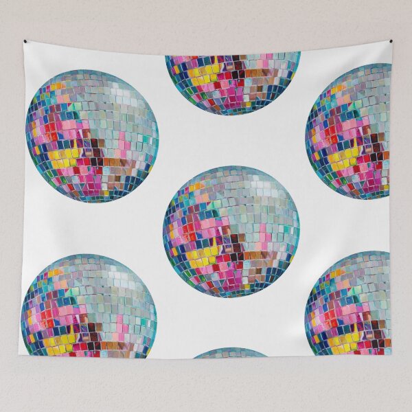 Item preview, colorful disco ball painting designed and sold by kaizen x malena.
