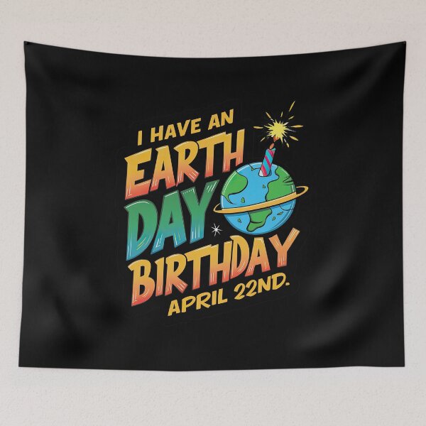 Item preview,  Earth Day Birthday Celebration Tee - April 22nd Eco-Friendly Shirt designed and sold by MAPDDesigns.