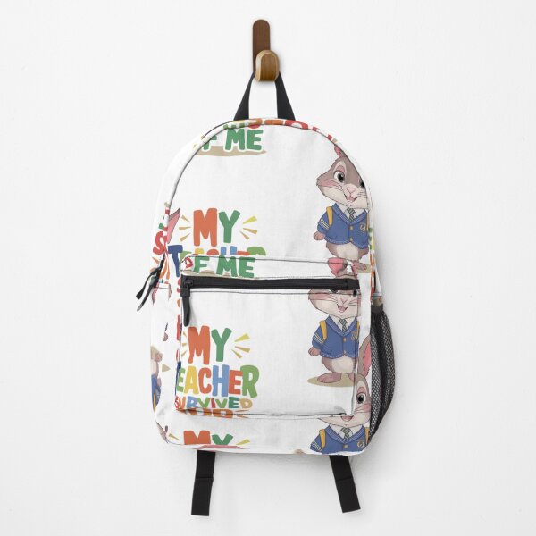 Item preview, My teacher survived 100 days of me - funny bunny designed and sold by Micjr.
