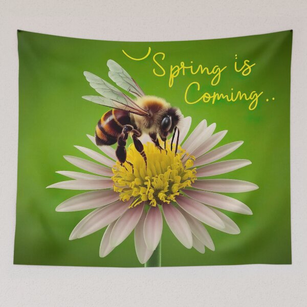 Item preview, bee on a flower designed and sold by elegantpaterns.