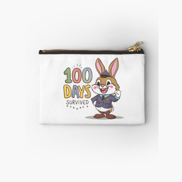 Item preview, My teacher survived 100 days of me - funny bunny designed and sold by Micjr.