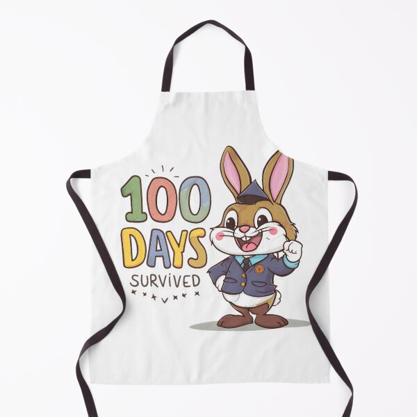 Item preview, My teacher survived 100 days of me - funny bunny designed and sold by Micjr.
