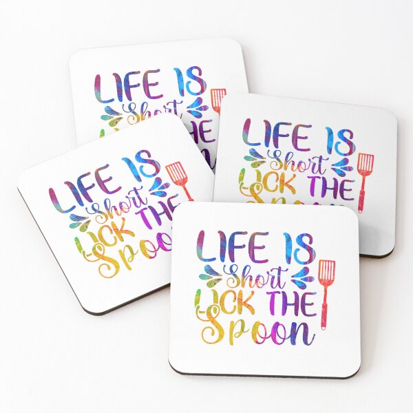 Item preview, Life Is Short Lick the Spoon by NSD designed and sold by NikitaSkyDesign.