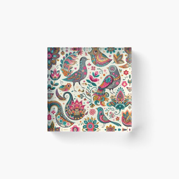 Item preview, Indian art inspired pattern designed and sold by CulturalVibes.